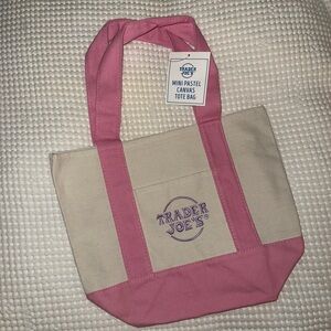 Pink Pastel Trader Joe’s Mini Tote Bag